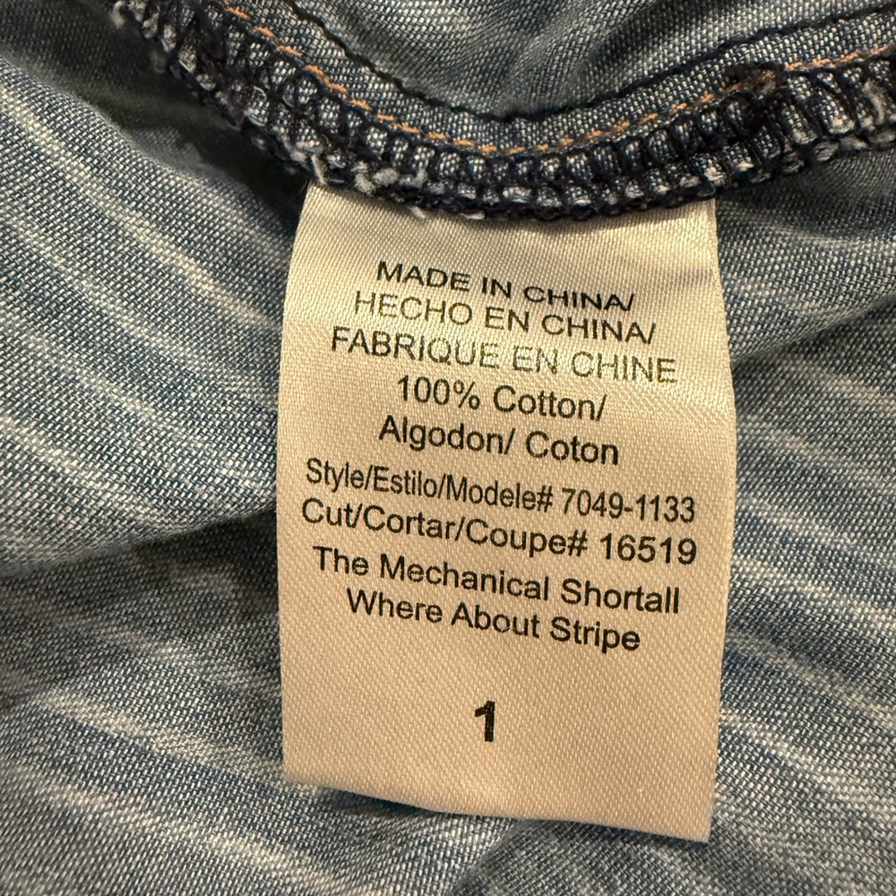 Current/Elliott Denim Button-Up Romper - image 7